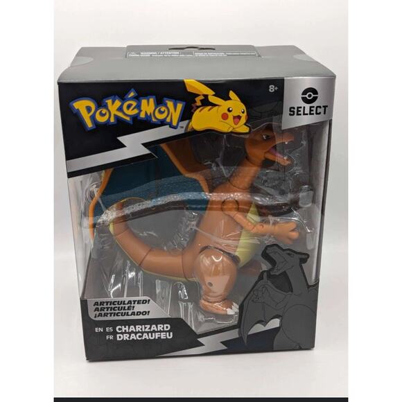 Charizard Pokemon - Select Articulated 6” Action Figure Series 1 by Jazwares NEW - Picture 1 of 6